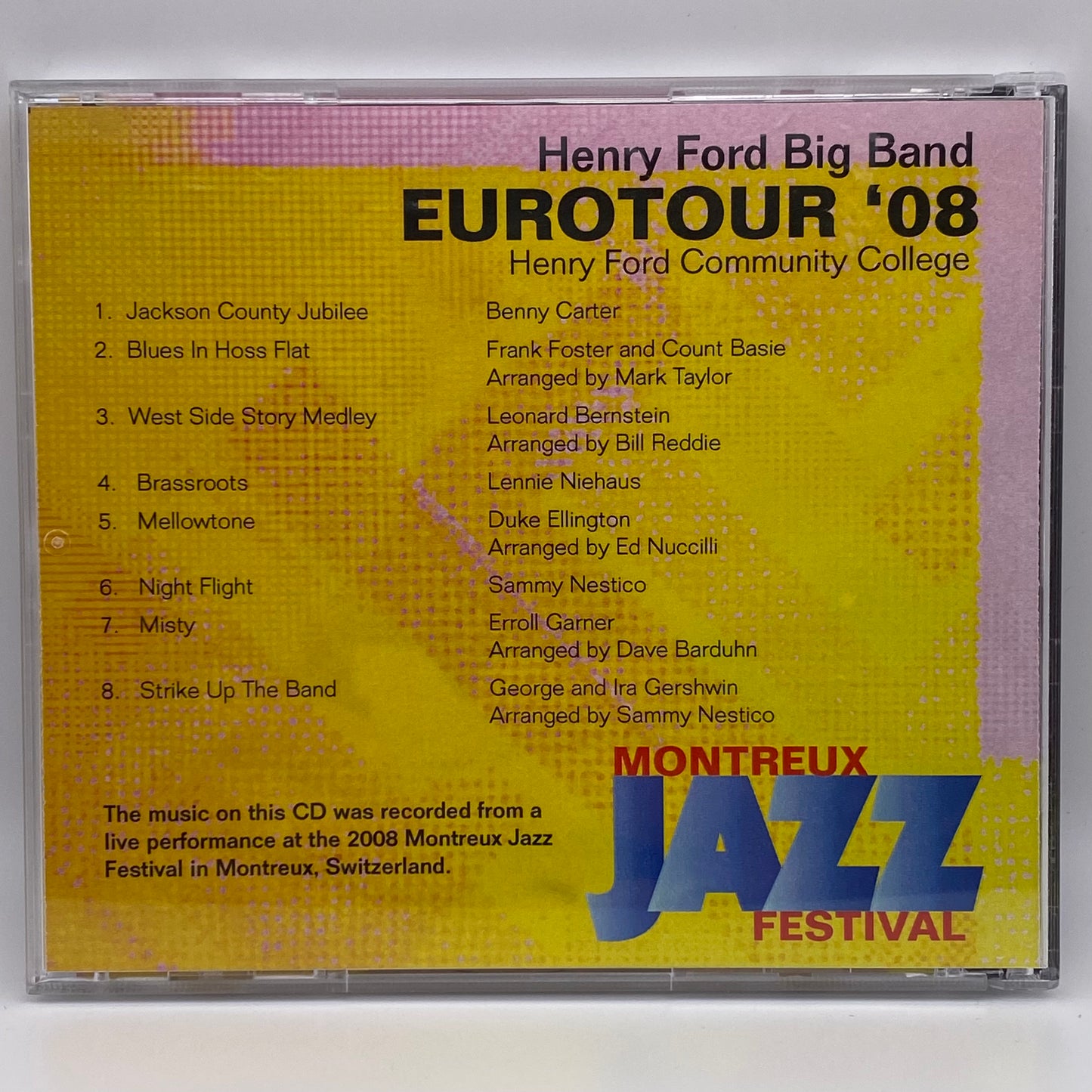 HFC Big Band Euro Tour '08 - CD